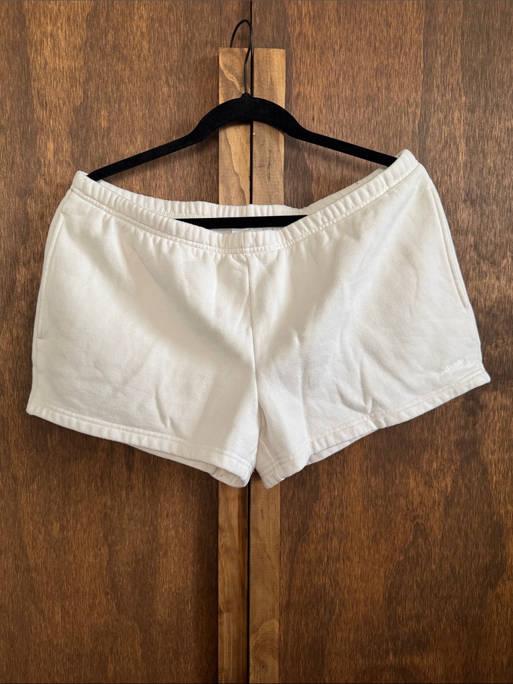 Aritzia White Athletic Lounge Shorts